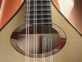 european spruce, western paper birch flattop mandolin